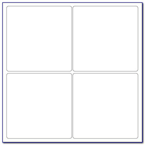 4x4 Label Template